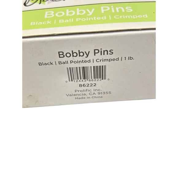 Prolific New Bobby Pins Black Count 300 Ball Pointed Crimped - Picture 5 of 6